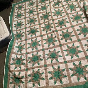 Handmade  Kansas Star quilt
